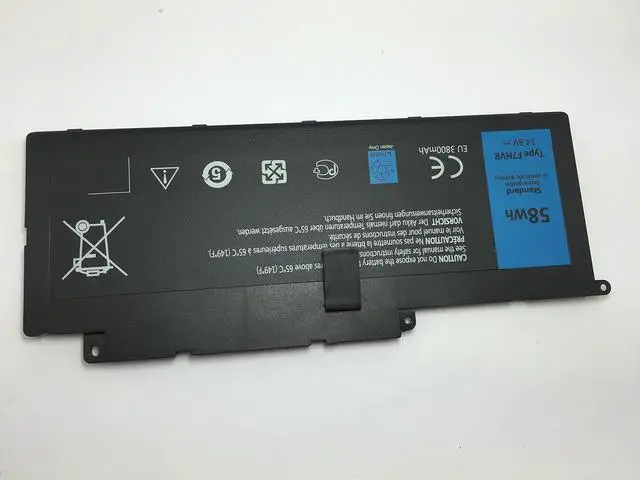 Alt view image 6 of 7 - F7HVR 14.8V 58Wh New Laptop Battery for Dell Inspiron 15 7537 Insprion 17 7737 G4YJM 062VNH T2T3J
