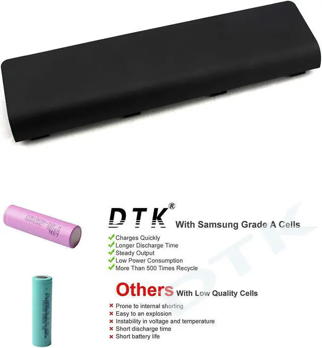 Alt view image 2 of 7 - DTK Battery for Toshiba P/N PA5024U-1BRS PA5023U-1BRS PA5025U-1BRS PA5026U-1BRS PA5027U-1BRS PABAS259 PABAS260 PABAS261 PABAS262 PABAS263 Laptop Netbook Computer Satellite L850 Series battery