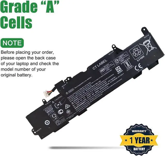 Alt view image 3 of 5 - JIAZIJIA SS03XL 933321-855 HSTNN-DB8J Battery for Hp EliteBook 840 846 G5 ZBook 14U G6 Series 932823-271 932823-2B1 932823-421 HSTNN-LB8G 932823-1C1 HSTNN-IB8C
