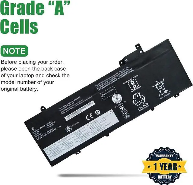 Alt view image 4 of 6 - JIAZIJIA 01AV478 SB10K97620 L17L3P71 Battery Replacement for Lenovo ThinkPad T480s Series L17M3P72 01AV480 SB10K97622 01AV479 SB10K97621 L17M3P71
