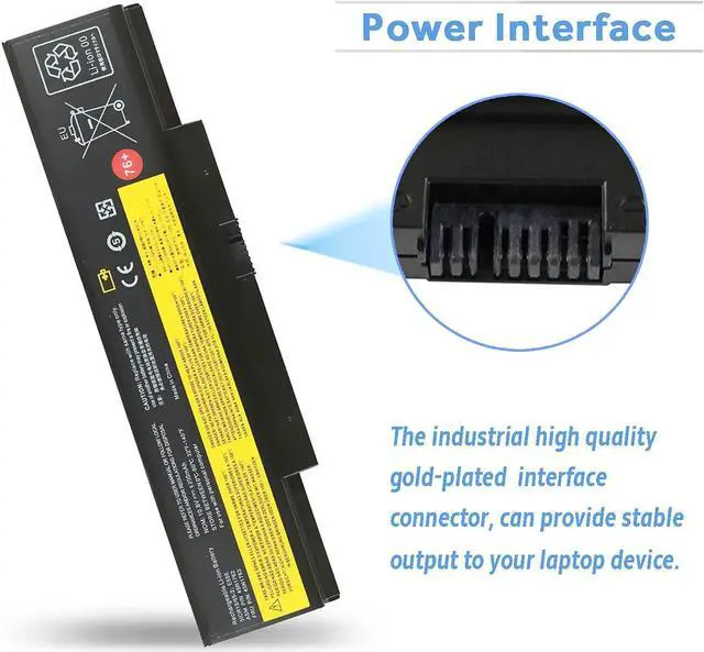Alt view image 5 of 6 - ActZone 76+ Battery Replacement for Lenovo ThinkPad E550 E555 E560 E565 45N1762 45N1763 3INR19/65-2 45N15E9 45N1758 4X50G53717 45N8961 10.8V 5200mAh