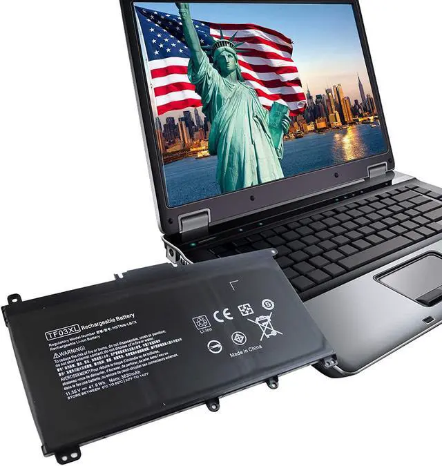 Alt view image 7 of 7 - TF03XL 920070-855 Battery for HP Pavilion 17 15 14 17-AR050WM 15-CC023CL 15-CC050WM 15-CC060WM 15-CC123CL CC563ST 15-CD040WM 17-AR 15-CC 15-CD 15-CK 14-BF 920046-121 421 541 HSTNN-LB7X IB7Y Laptop