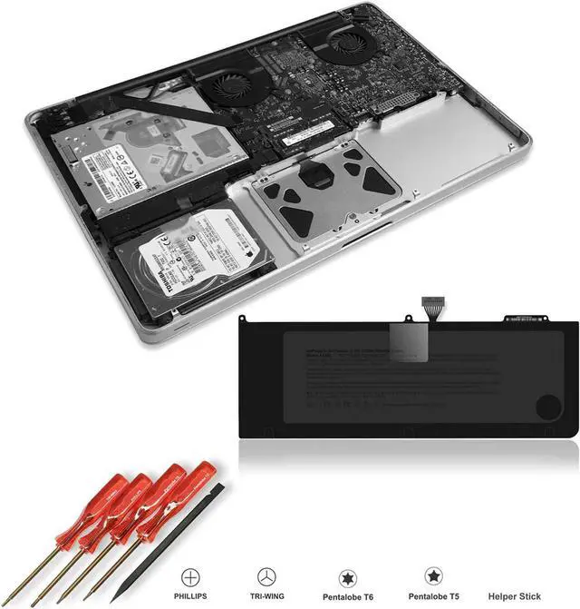 Alt view image 7 of 7 - BatPower A1382 Replacement Laptop Battery for Apple Early 2011 Late 2011 Mid 2012 MacBook Pro 15-inch A1286 EMC 2353-1 2556 2563 Battery MacBook Pro 15" Core i7 A1286 Apple A1382 Battery 77.5Wh