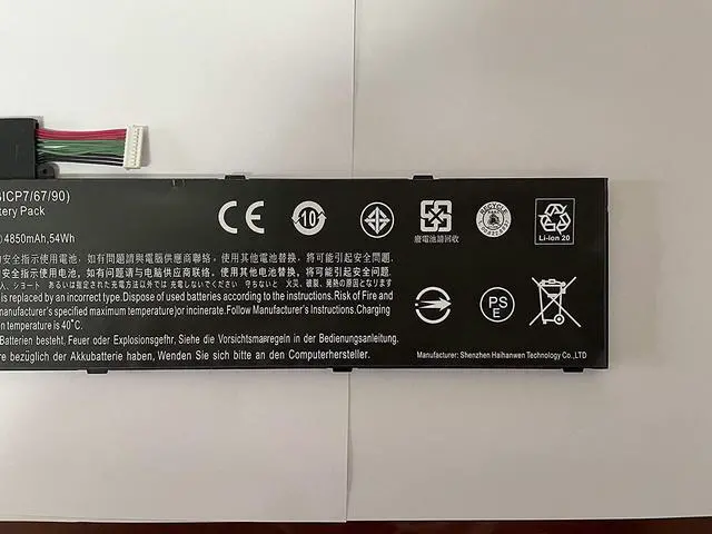 Alt view image 3 of 3 - Powerforlaptop Laptop/Notebook Replacement Battery Compatible with Acer Aspire Timeline Ultra U M3 M5 M3-581TG M5-481TG AP12A3i AP12A4i 3ICP7/67/90 KT.00303.002 BT.00304.011
