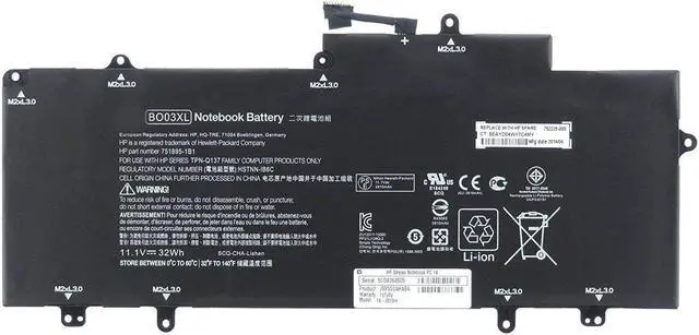 Main image of Batterymarket Replacement BO03XL Laptop Battery Compatible with Hp Chromebook 14-X 14-X013DX 14-X015W 14-X015WM 14-Z Series 751895-1C1 752235-005 HSTNN-IB6C HSTNN-IB6P TPN-Q137 751895-1C1 774159-001