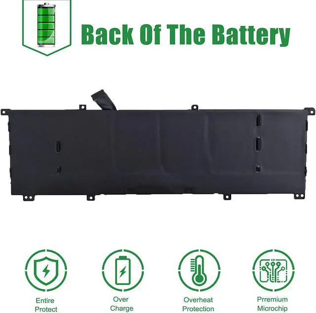Alt view image 5 of 5 - JIAZIJIA 8N0T7 0TMFYT Laptop Battery Replacement for XPS 9575 2-in-1 Precision 5530 2-in-1 Series Notebook TMFYT 8NOT7 11.4V 75Wh 6254mAh