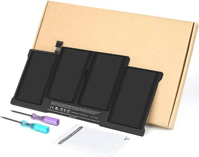 Alt view image 5 of 6 - A1466 A1496 Battery for Apple MacBook Air 13 Inch [2010 2011 2012 2013 2014 2015 2016 2017 Years] A1369 A1405 A1377 High Capacity [7200mAh 55Wh 7.6V] New Upgraded Version