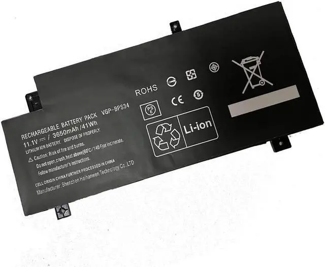 Main image of Powerforlaptop Laptop/Notebook Replacement VGP-BPS34 Battery Compatible with Vaio Fit 15 Touch Vgp-bps34 Vgp-bpl34 Svf15a1bcxs
