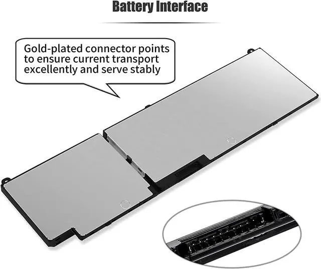 Alt view image 5 of 7 - INTIFO 68Wh C903V Laptop Battery Compatible with Dell Precision 7550 7750 7560 7760 Series Notebook PKWVM CR72X 17C06 447VR [11.4V 68Wh 6-Cell]
