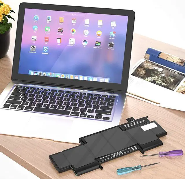 Alt view image 6 of 7 - A1502 Battery Replacement for MacBook Pro (Retina,13-inch, Early 2015/Mid 2014/Late 2013) A1582 A1493 Battery for MacBook Pro A1502 [11.36V 6600mAh 74.97Wh]