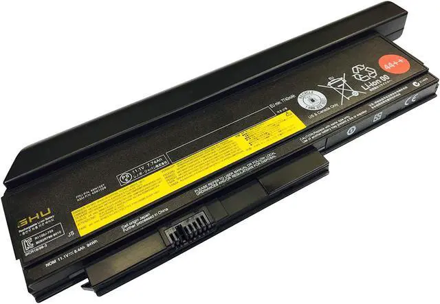 Main image of GHU New Battery 44++ 9-Cell Hi Capacity Replacement for 0a36307 0A36282 0A36283 0A36283 0a36307 Compatible for Lenovo X220 X220 X220i X230 Notebook