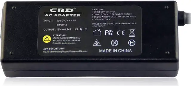 Alt view image 7 of 7 - Laptop/Notebook AC Adapter/Power Supply Charger+Cord for HP/Compaq