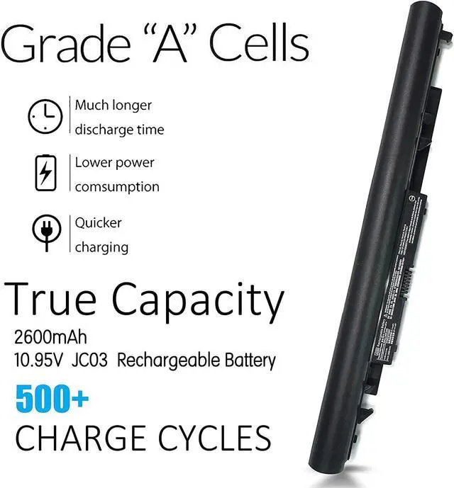 Alt view image 2 of 7 - 919700-850 JC03 Laptop Battery for HP 15-bs 15-bw 17-bs Series 15-bs0xx 15-bs1xx 15-bs015dx 15-bs013dx 15- bw033wm 15-bw053od 919701-850 919681-421 HSTNN-LB7V 3inr19/66