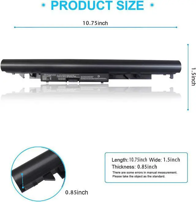 Alt view image 3 of 7 - 919700-850 919701-850 JC03 Laptop Battery for HP 15-bs0xx 15-bs1xx 15-bw0xx 15-bs015dx 15-bs113dx 15-bs115dx 15-bs061st 15-bs234wm 15-bs020wm 15-bs212wm 15-bs134wm 14-bw010nr 14-bw012nr 3inr19/66 31WH