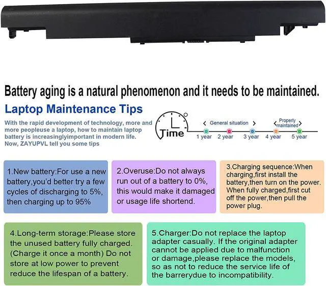 Alt view image 5 of 7 - 919700-850 919701-850 JC03 Laptop Battery for HP 15-bs0xx 15-bs1xx 15-bw0xx 15-bs015dx 15-bs113dx 15-bs115dx 15-bs061st 15-bs234wm 15-bs020wm 15-bs212wm 15-bs134wm 14-bw010nr 14-bw012nr 3inr19/66 31WH