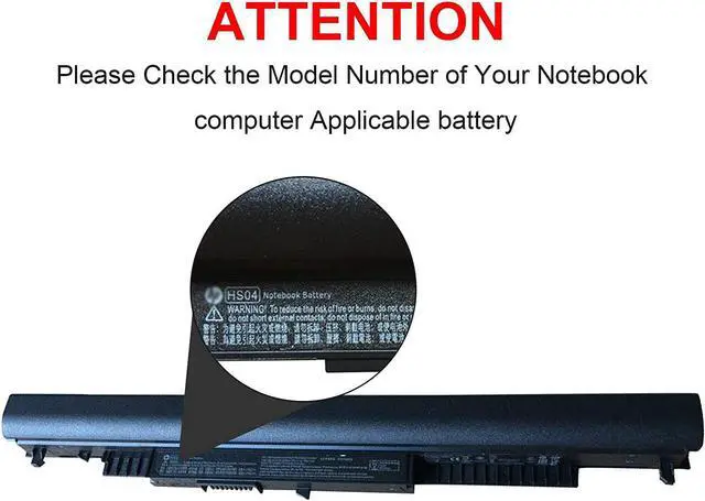 Alt view image 4 of 4 - Replace Battery for HP Spare 807956-001 807957-001 Notebook 14-an013nr 15-ay013nr 15-ba009dx 15-ay191ms 15-ac130ds 15-af131dx 15-af112nr 15-af093ng 15-af127ca 15-af087nw 15-af093ng