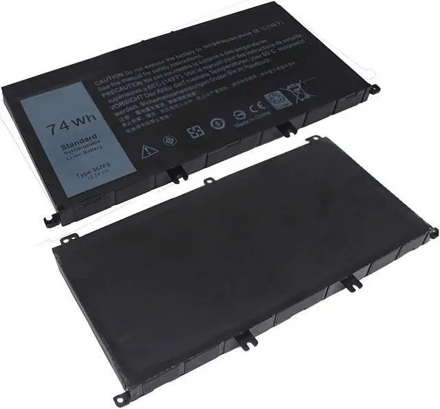 Alt view image 2 of 7 - 74Wh Type 357F9 71JF4 Battery Compatible with Dell Inspiron 15 7000 7559 7557 7567 7566 7759 15 5576 5577 INS15PD Series 15-7559 0GFJ6 P57F 071JF4 0357F9 6 Cell 11.1V 11.4V Li-ion Laptop Battery New
