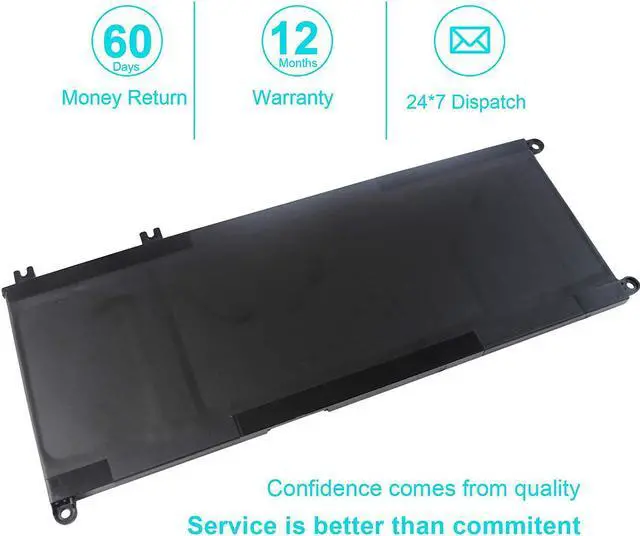 Alt view image 3 of 6 - 56WH 33YDH Laptop Battery for Dell Inspiron 17 7000 7778 7779 7786 7773 15 7577 G3 3579 3779 G5 5587 G7 7588 Latitude 13 3380 14 3490 15 3590 3580 PVHT1 P30E 81PF3 081PF3 - 12 Months Warranty