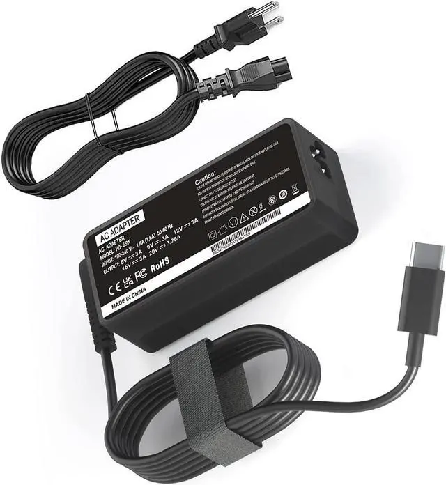 Main image of ATHETRS 65W 45W Type C USB C Charger, Fast Chromebook Charger Compatible with Lenovo Thinkpad, HP Chromebook, Dell Latitude, Mac Book Pro, Acer Chromebook, Huawei Matebook, Samsung Oneplus Smart Phone