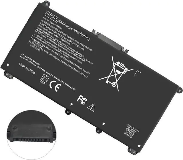 Alt view image 4 of 6 - HT03XL Laptop Battery for HP Pavilion 14-CE 14-CF 15-DB 15-CS 15-DA 17-BY Series L11119-855 15-CS0053CL 15-DA0014DX 15-DA0033WM 14-CE0064ST 14-CE1056WM 14-CE0034TX L11421-421 HSTNN-LB8M HSTNN-DB8R
