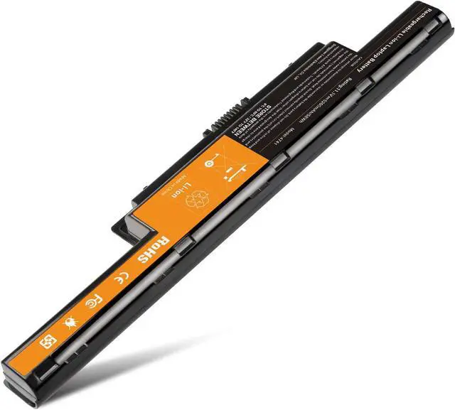 Alt view image 2 of 6 - 58Wh AS10D51 Laptop Battery for Acer/Gateway AS10D31 AS10D3E AS10D41 AS10D56 AS10D61 AS10D71 AS10D75 AS10D81 31CR19/65-2 31CR19/652 AK.006BT.080 BT.00603.111 BT.00603.117 - High Performance 5200mAh