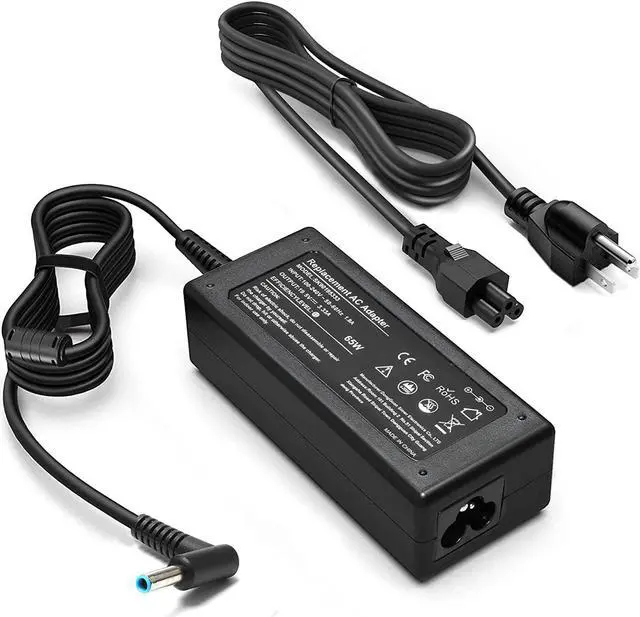 Main image of 65W Laptop Charger Compatible with HP Pavilion x360 14 15 17 Envy 13 15 X360 Elitebook 840 G5 ProBook Chromebook Stream Series Spectre 710412-001 19.5V 3.33A Adapter
