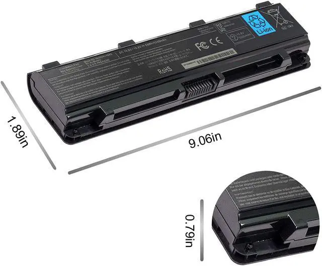 Alt view image 4 of 7 - PA5024U-1BRS Battery for Toshiba Satellite S75 P75-A7200 P75-A7100 S855-S5378 S855D-S5148 C75D C875 C850 L800 C55T-A C55-A5220 C55-A5300 C55-A5302 C55-A5390 P875 PA5026U-1BRS - 12 Month Warranty