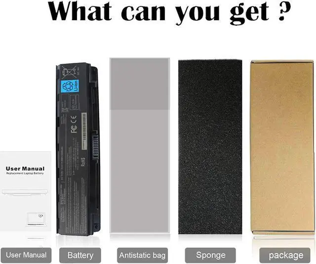 Alt view image 6 of 7 - PA5024U-1BRS Battery for Toshiba Satellite S75 P75-A7200 P75-A7100 S855-S5378 S855D-S5148 C75D C875 C850 L800 C55T-A C55-A5220 C55-A5300 C55-A5302 C55-A5390 P875 PA5026U-1BRS - 12 Month Warranty