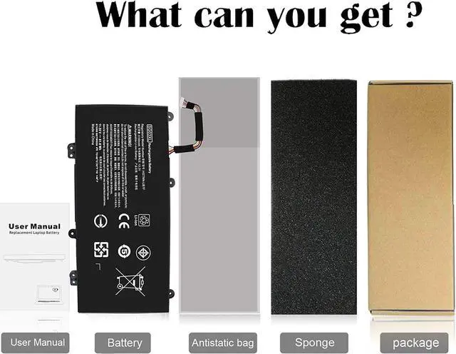 Alt view image 6 of 6 - 849048-421 SG03XL SG03061XL Battery for HP Envy M7 17t-u100 CTO Series M7-u109dx M7-u009dx 17-u273cl 17-u275cl 17-u292cl 17-u163cl 849315-856 w2k88ua#aba w2k86ua w2k89ua w2k91ua w2k87ua v9e98av