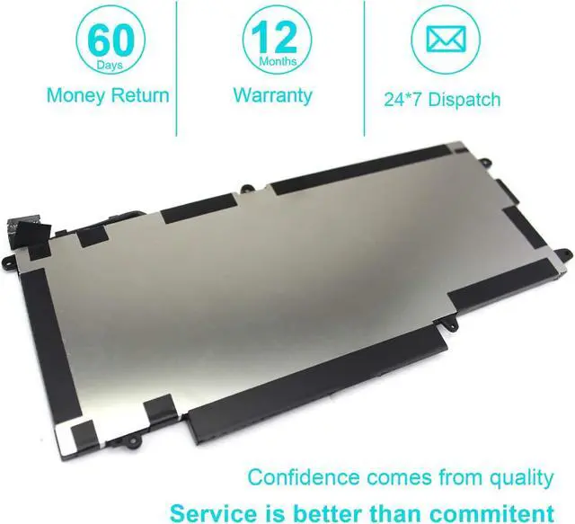 Alt view image 4 of 7 - K5XWW Laptop Battery for Dell Latitude 5289 7389 7390 2-in-1 Series Latitude 12 5000 E5289 L3180 Series P29S001 P29S002 725KY 71TG4 N18GG 6CYH6 J0PGR 7.6V 60WH