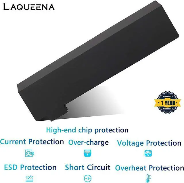 Alt view image 3 of 6 - Laqueena SB10K97580 01AV422 01AV423 Laptop Battery Compatible with Lenovo ThinkPad A475 A485 T470 T570 T480 T580 P51S P52S TP25 Series 01AV424 01AV452 01AV490 SB10K97579 SB10K97597 61 11.4V 24WH