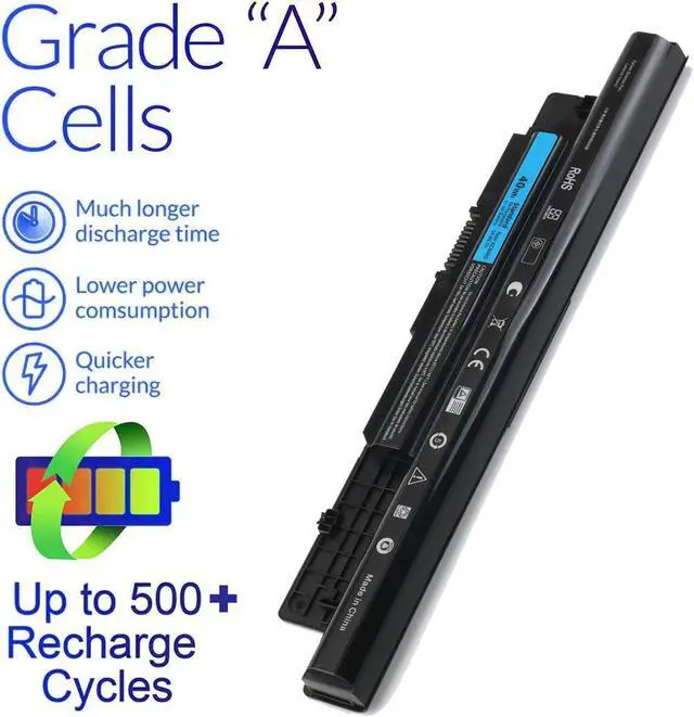 Alt view image 4 of 7 - XCMRD Laptop Battery Replacement for Dell Inspiron 15 3000 3542 3543 3531 3541 3521 3537 15R 5537 5521 17-3737 3721 17R-5737 14 3421 3437 14R 5421 5437 Latitude 3540 3440 P28F Vostro 2521 40Wh 14.8V