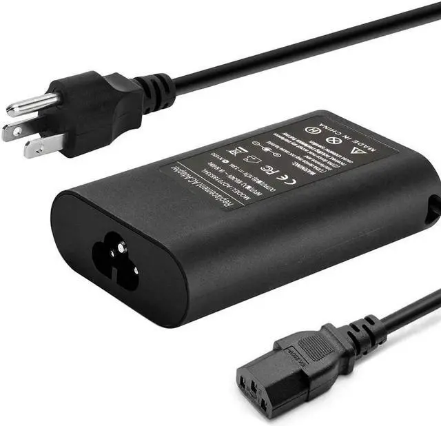 Alt view image 3 of 7 - 65W Laptop Charger AC Adapter Replace for Dell Latitude 3540 5480 5490 5580 7280 7480 7490 E5440 E5470 E5540 E5570 E6420 E6430 E6440 E6540 E7240 E7440 Series