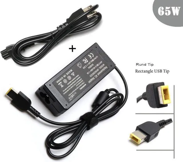 Alt view image 7 of 7 - 3.25A 65W Laptop Ac Adapter Charger for Lenovo IdeaPad Yoga 2 11 11s 13 2 Pro13 13-2191 2191-2XU 2191-33U 59370520 59370528; Flex 2 15 15D 14 10 G40 G50 0B47455; IdeaPad S210 U430 U530 Power Cord