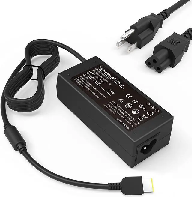 Main image of 65W Lenovo Laptop Charger for Lenovo ThinkPad X1 X270 X240 X240S X250 T470 T450S T440 T440S T460S T460 T450 T440P T540P T470S T431S T560 T570 T550 E570 E560 E550 E540 G50-45 G50-80 Power Supply