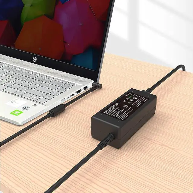 Alt view image 3 of 7 - 19.5V 3.33A 65W AC Adapter Laptop Charger for HP ProBook 640 G2,650 G2,430 G3,440 G3,450 G3,455 G3,470 G3; P/N: H6Y89AA PA-1900-32HE PPP009C PPP012D-S PPP012L-E PA-1450-56HA Power Supply Cord