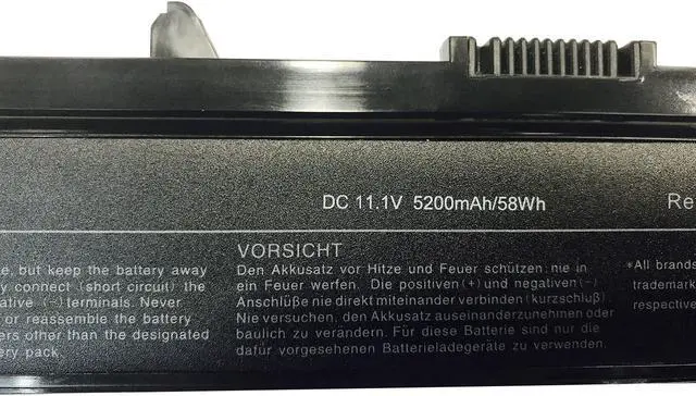 Alt view image 5 of 7 - New GHU Battery X284G GW240 58 Wh Compatible with Dell Inspiron Computer 1525 1526 1545 1546 PP29L PP41L PN XR693 GP952 RU586 RN873 GW240 M911G J399N fit Part# 312-0844 C601H GW252 HP297 K450N