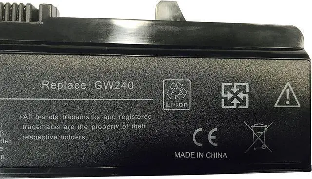 Alt view image 7 of 7 - New GHU Battery X284G GW240 58 Wh Compatible with Dell Inspiron Computer 1525 1526 1545 1546 PP29L PP41L PN XR693 GP952 RU586 RN873 GW240 M911G J399N fit Part# 312-0844 C601H GW252 HP297 K450N