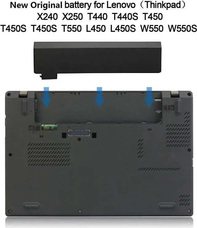 Alt view image 4 of 5 - Lenovo 24WH 68 Notebook Battery 0C52861 45N1124 45N1775 45N1126 45N1127 for Lenovo ThinkPad X240 X240S X250 X260 X270 T440 T440S T450 T450S T460 T460P T470P T550 T560 W550 L450 L460