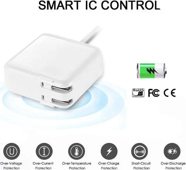 Alt view image 2 of 5 - 61W USB C Charger Power Adapter Compatible with MacBook Pro 13 Inch 2020 MacBook Air 13 Inch M1 Works for 30W Include Charge Cable