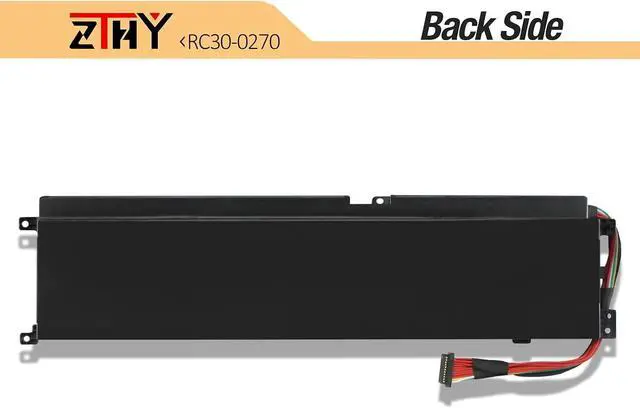 Alt view image 7 of 7 - ZTHY RC30-0270 RZ09-03009 Laptop Battery Replacement for Razer Blade 15 Base 2018 2019 GTX 1660 Ti RZ09-0270 02705E76 02705J76 02705J75-R3J1 02705W75-R3W1 RZ09-0300 RZ09-03006 RZ09-03006E92 15.4V 65Wh