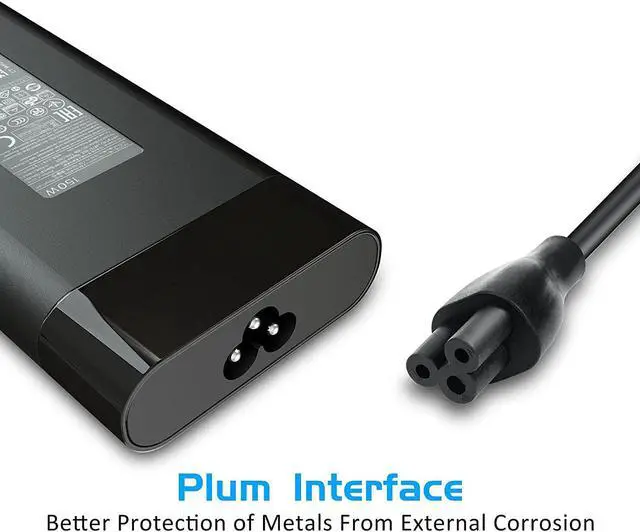 Alt view image 3 of 6 - 150W AC Charger Fit for HP Zbook 15 G3 G4 G5 G6 ZBook Studio G3 G4 G5 G6 G7 G8 OMEN by 15 17 Pavilion Gaming 15 17 TPN-CA11 TPN-DA09 Laptop Power Adapter Supply