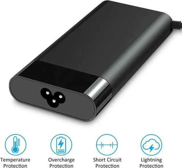 Alt view image 5 of 6 - 150W AC Charger Fit for HP Zbook 15 G3 G4 G5 G6 ZBook Studio G3 G4 G5 G6 G7 G8 OMEN by 15 17 Pavilion Gaming 15 17 TPN-CA11 TPN-DA09 Laptop Power Adapter Supply