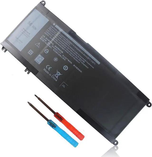 Main image of 15.2V 56Wh 33YDH Battery for Dell Inspiron 17 7000 7773 7779 7778 7786 2-in-1 15 7577 Latitude 15 3590 3580 3490 3380 G5 15 5587 G3 3579 3779 G7 7588 Vostro 7580 7570 PVHT1 P30E P30E001 81PF3 081PF3