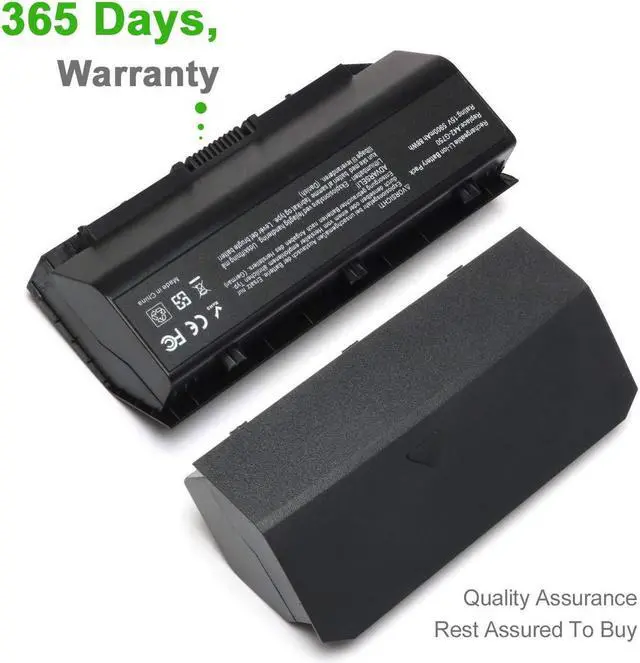 Alt view image 7 of 7 - 8-Cell A42-G750 Laptop Battery for ASUS G750 G750J G750JH G750JM G750JS G750JW G750JX G750JZ G750Y47 X551M JX-BL, ROG GX800VH G752 Series 0B110-00200000M, 15V 88WH -12 Months Warranty