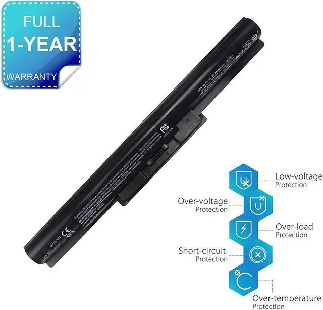 Alt view image 6 of 7 - LNOCCIY 4CELL VGP-BPS35 VGP-BPS35A New Laptop Battery for Sony Vaio 14E 15E Series Svf14215sc Svf142c29l Svf14215cxb Svf15216sc Svf15218sc Svf152a25t Svf1521a2e-14.8V 2670MAH/40WH