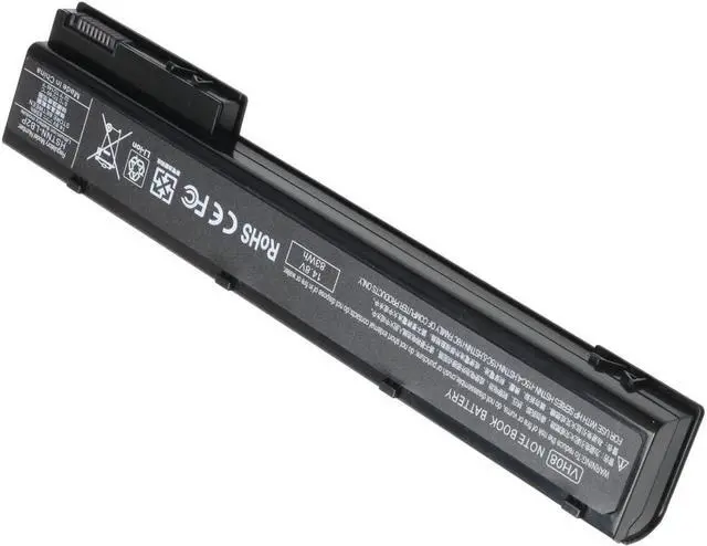 Alt view image 3 of 7 - 8-Cell VH08 VH08XL Laptop Battery for HP EliteBook 8560w 8570w 8760w 8770w, fits 632113-151 632425-001 632427-001 HSTNN-F10C HSTNN-I93C HSTNN-IB2P HSTNN-LB2P QK641AA