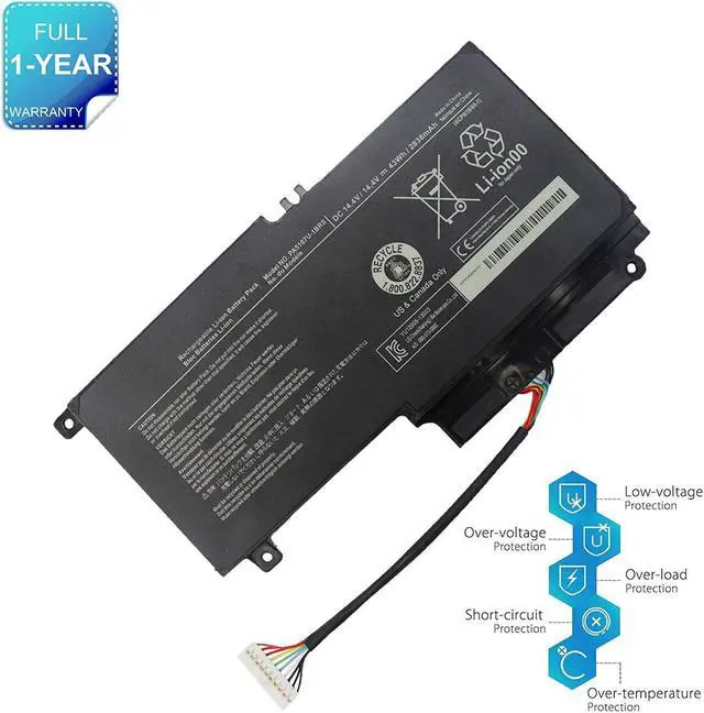 Alt view image 5 of 7 - LNOCCIY 14.4V 2838mAh Laptop Battery for Toshiba Satellite P55-a5312 P55-a5200 P55t-a5202 P55t-a5116 L55-a5226 S55-a5236 S55-a5275 S55-a5294 S55-a5295 PA5107U-1BRS P000573230