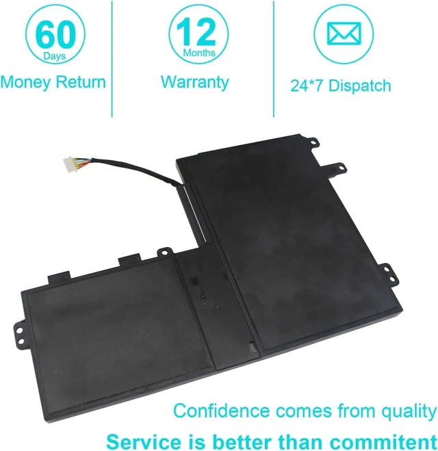 Alt view image 2 of 7 - DMKAOLLK 50WH PA5157U-1BRS Laptop Battery for Toshiba Satelite E55-A5114 E45T-A E45t-B4204 E45t-A4300 E45t-a4200 E45t-a4100 E55t-A E55t-a5320 U940
