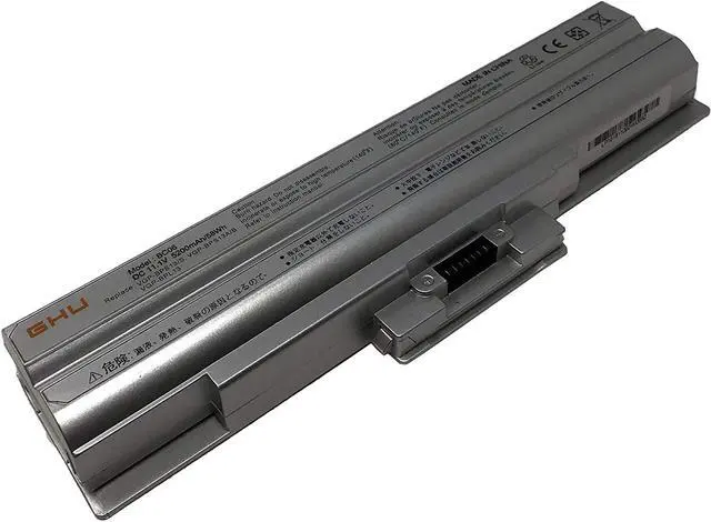 Alt view image 2 of 6 - GHU New Battery 58WH Replacement for VGP-BPS13B VGP-BPS13/Q VGP-BPS13B/Q VGP-BPS21A VGP-BPS13 VGP-BPS13A VGP-BPL13 VGP-BPS13A/B VGP-BPS13B/S VGP-BPS21 Compatible for Vaio VGN-CS VGN-FW VGN-AW